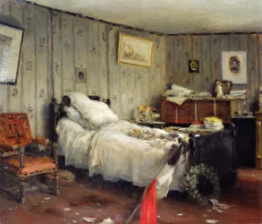 La salle mortuaire de Léon Gambetta