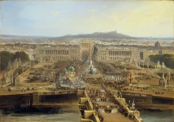 Célébration de la nouvelle constitution, Place de la Concorde, 21 mai 1848