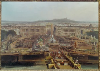 Fête de la Concorde du 21 mai ... (peinture sur toile)