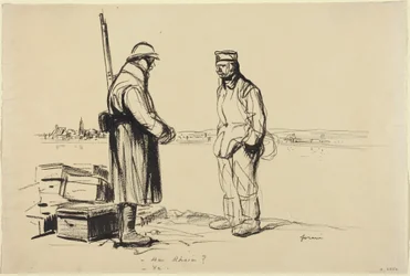 -Am Rhien  -Ya., c.1918 (encre sur papier)