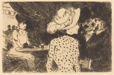 Les Folies-Bergère (planche refusée, 2e planche)