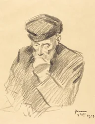 Portrait de Renoir (4e planche) (Portrait of Renoir) (fourth plate)