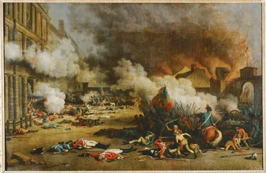 La prise du Palais des Tuileries ...