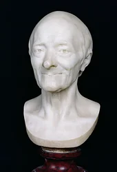 Buste de Voltaire (1694-1778) sans sa perruque, 1778
