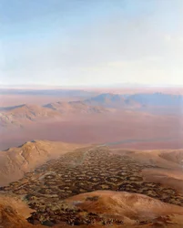 Vue panoramique de la capture de la Smala d