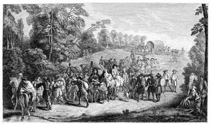 Infanterie en marche, 1885