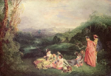 Amour paisible, vers 1718-19
