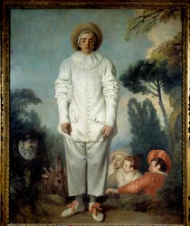 Pierrot, autrefois appelé Gilles. (Pedrolino dans la Commedia dell