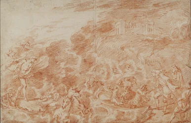 Tempête en mer, 18ème siècle