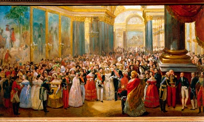 Inauguration de la Galerie des Batailles