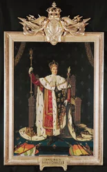 Le roi Charles X en costume de sacre