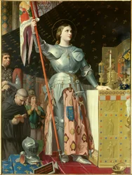 Portrait de Jeanne d’Arc (1412 - 1431) au sacre de Charles VII (1429)