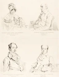 Sylvester (Douglas) Lord Glenbervie; Katherine Anne (North) Glenbervie; Frederic (North) Earl of Guilford; Frederic Sylvester Douglas