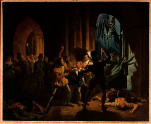 Maximilien de Béthune échappant au massacre de la Saint-Barthélemy