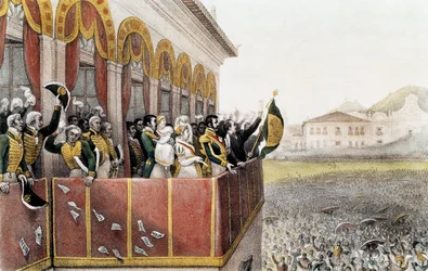 Acclamation de Pedro Ier, Empereur du Brésil, à Rio de Janeiro, le 7 avril