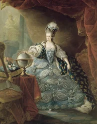 Portrait de Marie-Antoinette (1755-93), reine de France, 1775