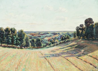 Paysage vallonné dans la Creuse