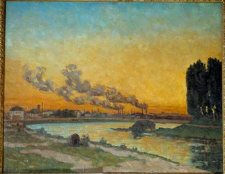 Coucher de soleil à Ivry