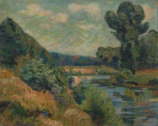 Les rives de la Marne à Charenton, c. 1895