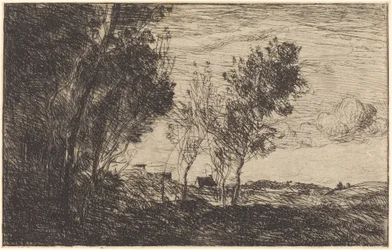 Dans les dunes : Souvenir de La Haye, 1869