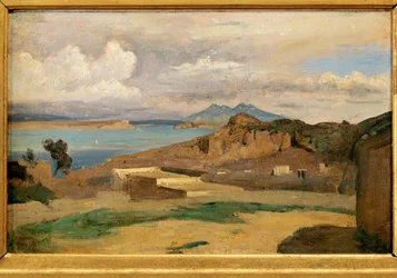 Ischia, vue prise des pentes du Mont Epomeo - Ischia, seen …