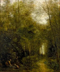 Montfermeuil, le ruisseau dans le bois, 1867