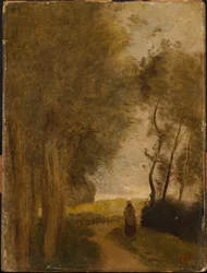 Route à Lisière de Bois, vers 1860-65