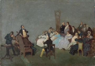 Le concert, vers 1830-40 (huile sur toile)