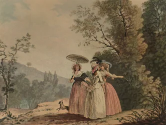 La Grâces Parisiennes au Bois de Vincennes, 1790, 1913