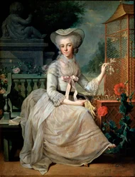 Jeune femme à une cage, 1784