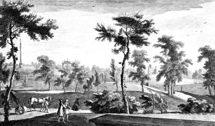 Vue depuis le temple grec jusqu