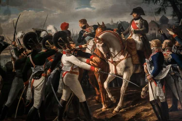 Bonaparte haranguant l