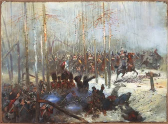Charge de cuirassiers en Russie par Jean Baptiste Edouard Detaille (1848-1912). Guerres napoléoniennes, Russie