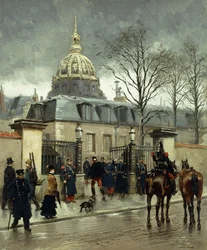 Devant Les Invalides, Paris