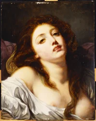 Jeune femme, buste