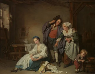 Œufs cassés, 1756