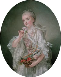 French: Portrait de Madeleine Barberie de Courteilles