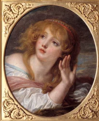 La surprise Peinture de Jean Baptiste Greuze (1725-1805) 18ème siècle Chantilly, Musée Condé