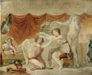 Psyché couronnant l