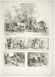 Planche 27 de 38 des Œuvres de J. B. Huet