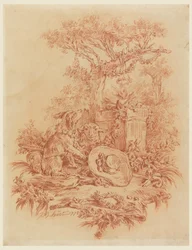 Dessin, Pastorale, 1772