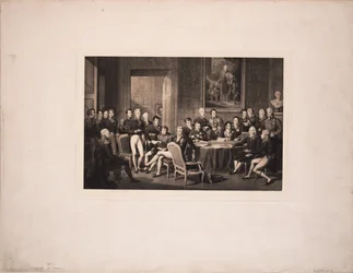 Le Congrès de Vienne, vers 1815