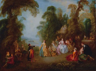 La danse, v. 1730