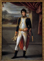Portrait en pied de Joachim Murat (1767-1815), maréchal de France. 1808. Dimensions : 0,56 x 0,73 m. Lille, musée des Beaux-Arts