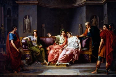 Virgile lisant le sixième chant de l
