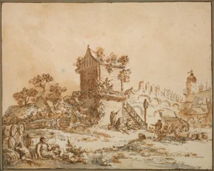 La taverne de Moscou, vers 1773