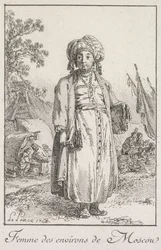 Femme de la banlieue de Moscou