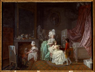 Coiffure familiale dans l