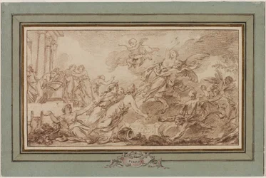 Borée enlevant Orithye, vers 1755-1760