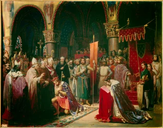 Le roi Louis VII (1120-1180) prend l